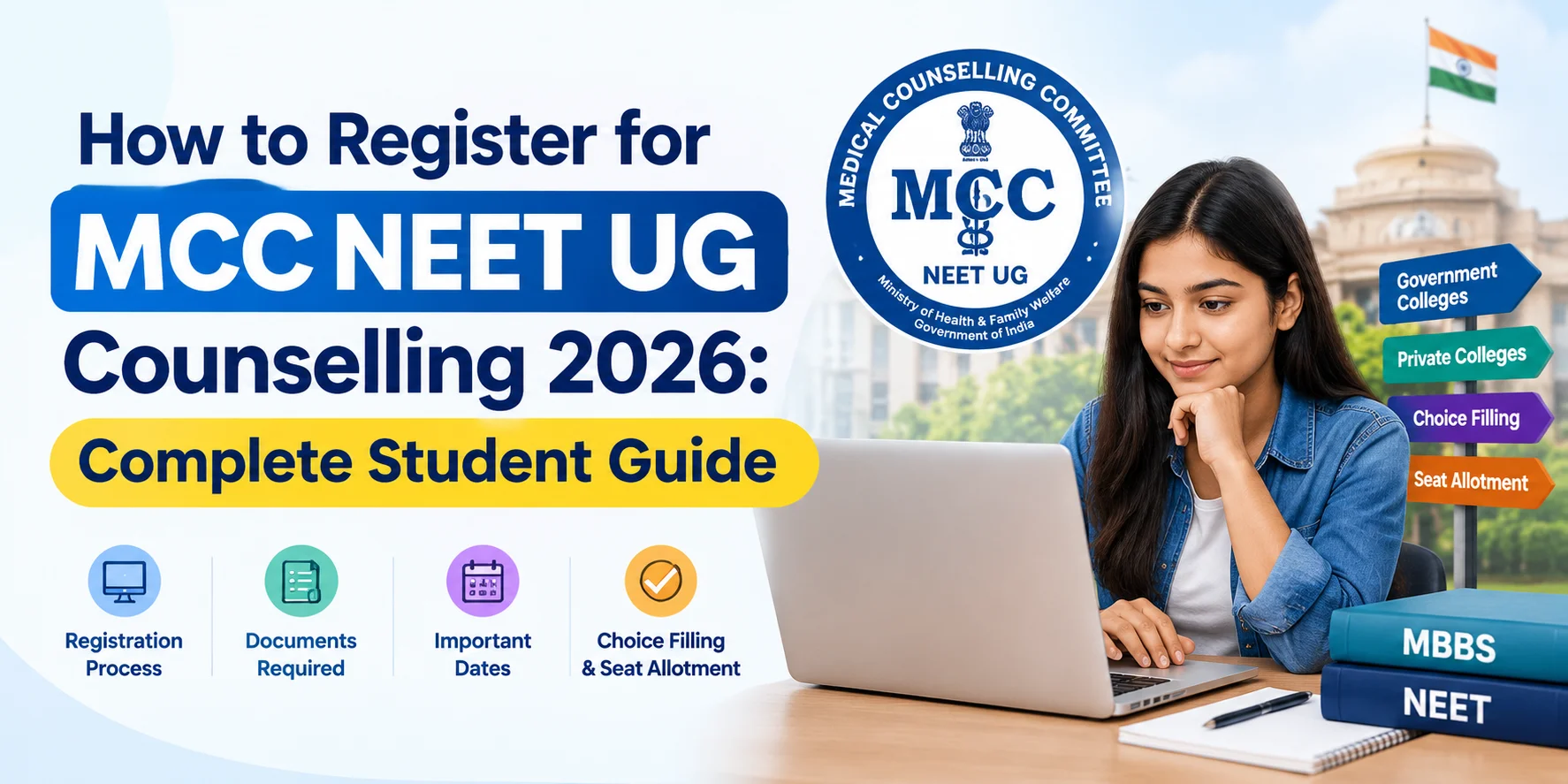 How to Register for MCC NEET UG Counselling 2026: Complete Student Guide